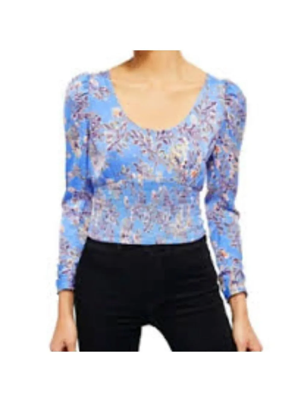 Free People Santiago Print Blouse